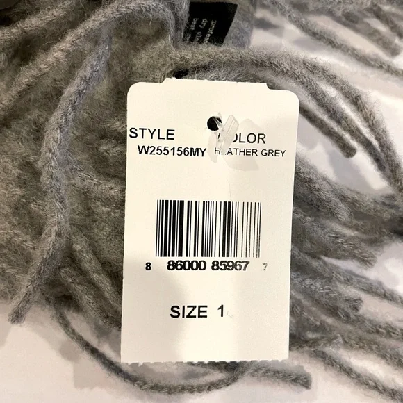 Rag & Bone Merino Wool Scarf Unisex Minimalist Style Super Soft Lightweight - Picture 7 of 11